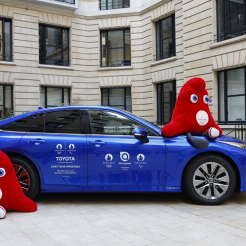 Air Liquide ndhukung Paris 2024: bakal nyuplai hidrogen kanggo 100 Toyota Mirai