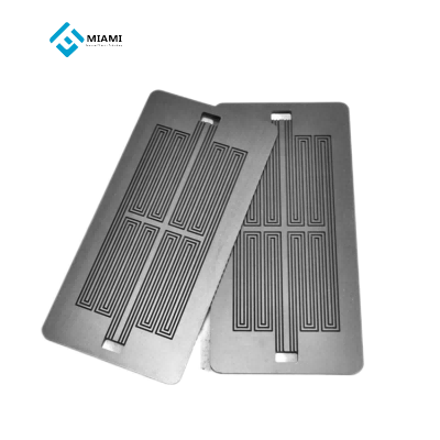 Desain khusus piring bipolar sel bahan bakar hidrogen grafit