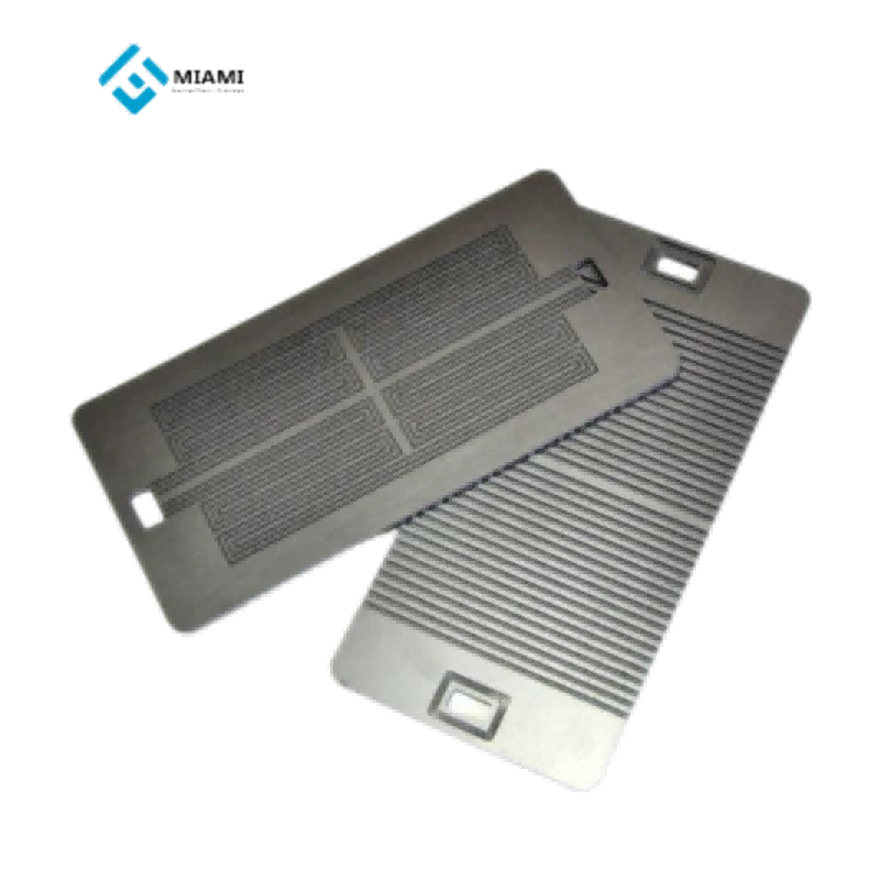 Plat bipolar grafit kanggo sel bahan bakar hidrogen lan elektrolit