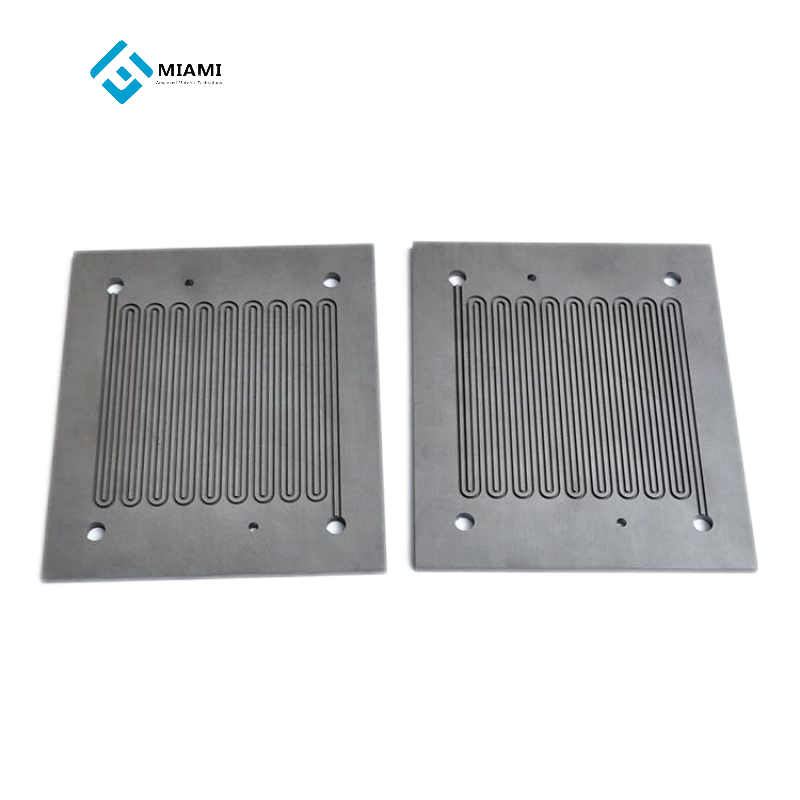 Gelap bipolar grafit kanggo macem-macem sistem sel bahan bakar